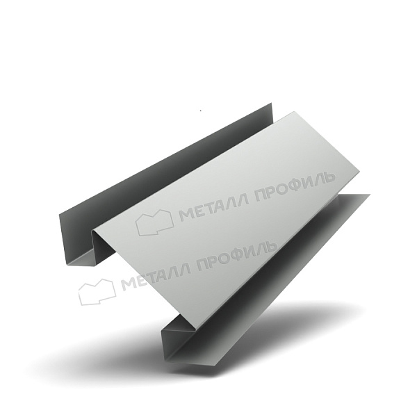 Планка угла внутреннего сложного 75х3000 (ПЭ-01-7035-0.5) ― приобрести по умеренным ценам в интернет-магазине Компании Металл Профиль.