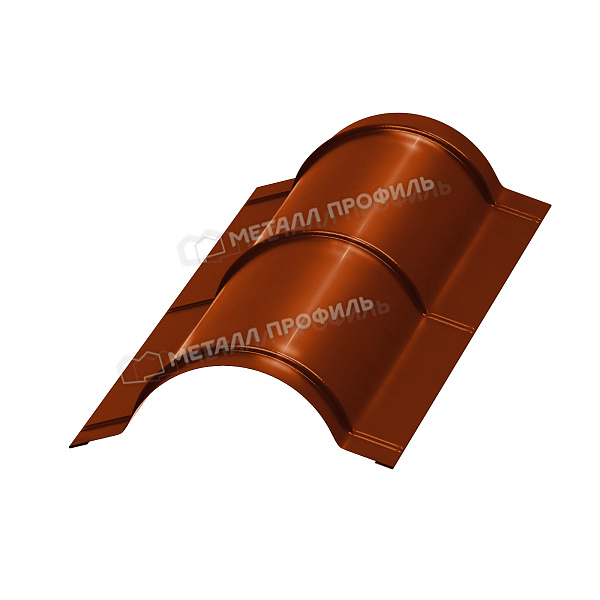 Планка конька круглого R110х2000 (AGNETA-03-Copper\Copper-0.5) ― приобрести по приемлемой стоимости в Ижевске.